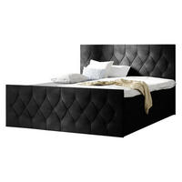 BOXBETT Sky Lux - Schwarz, Holz (120/200cm) - MIRJAN24