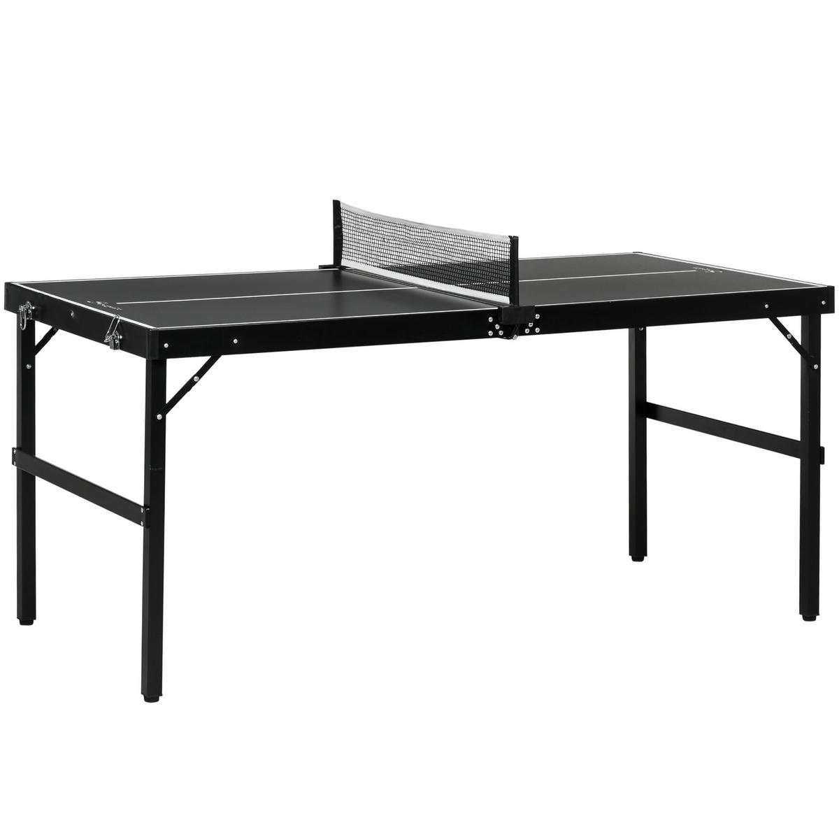 TISCHTENNISPLATTE - Schwarz, Metall (76/152cm) - SPORTNOW