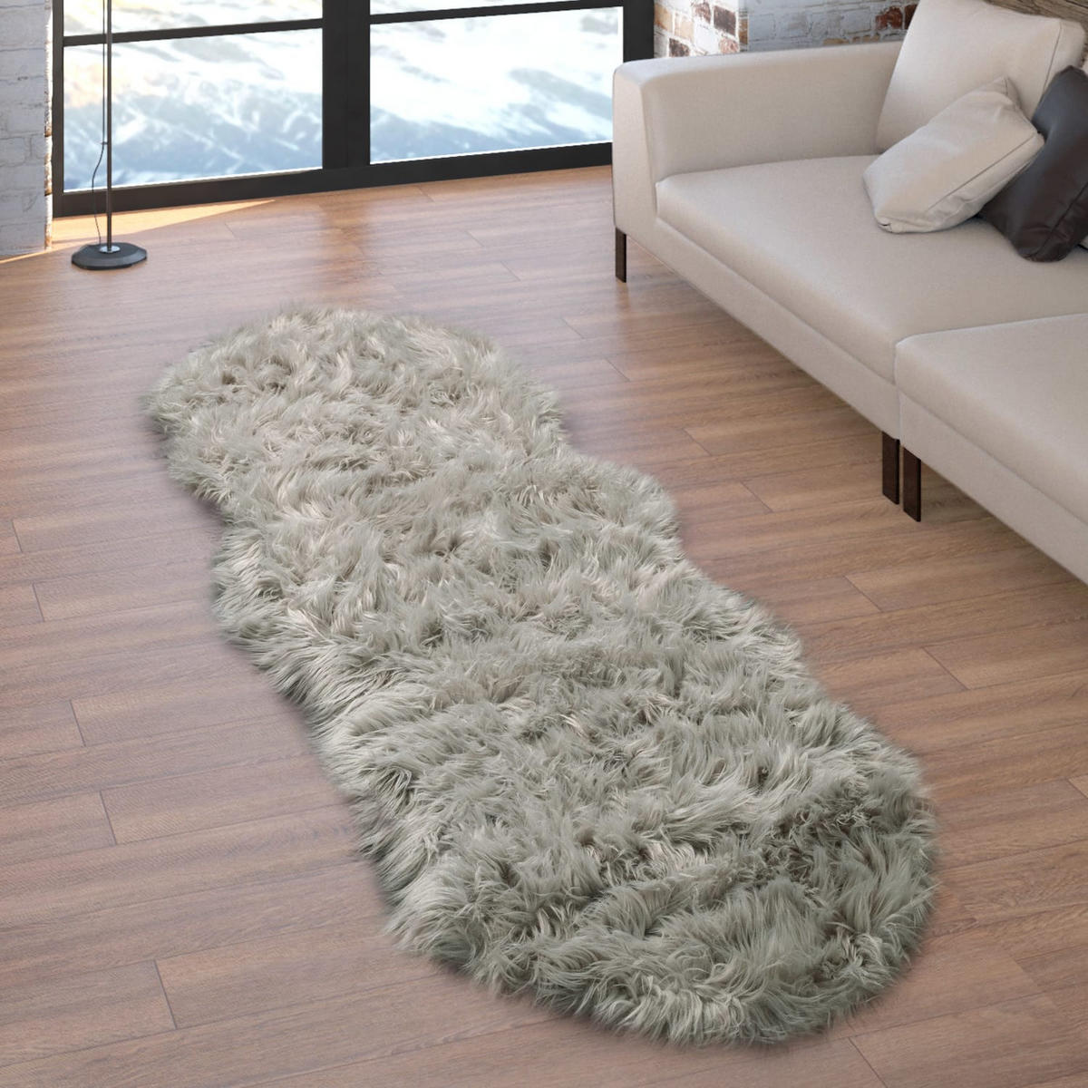 PLAYA 960 GRAU 120D - Grau, Kunststoff (120/120cm) - Paco Home