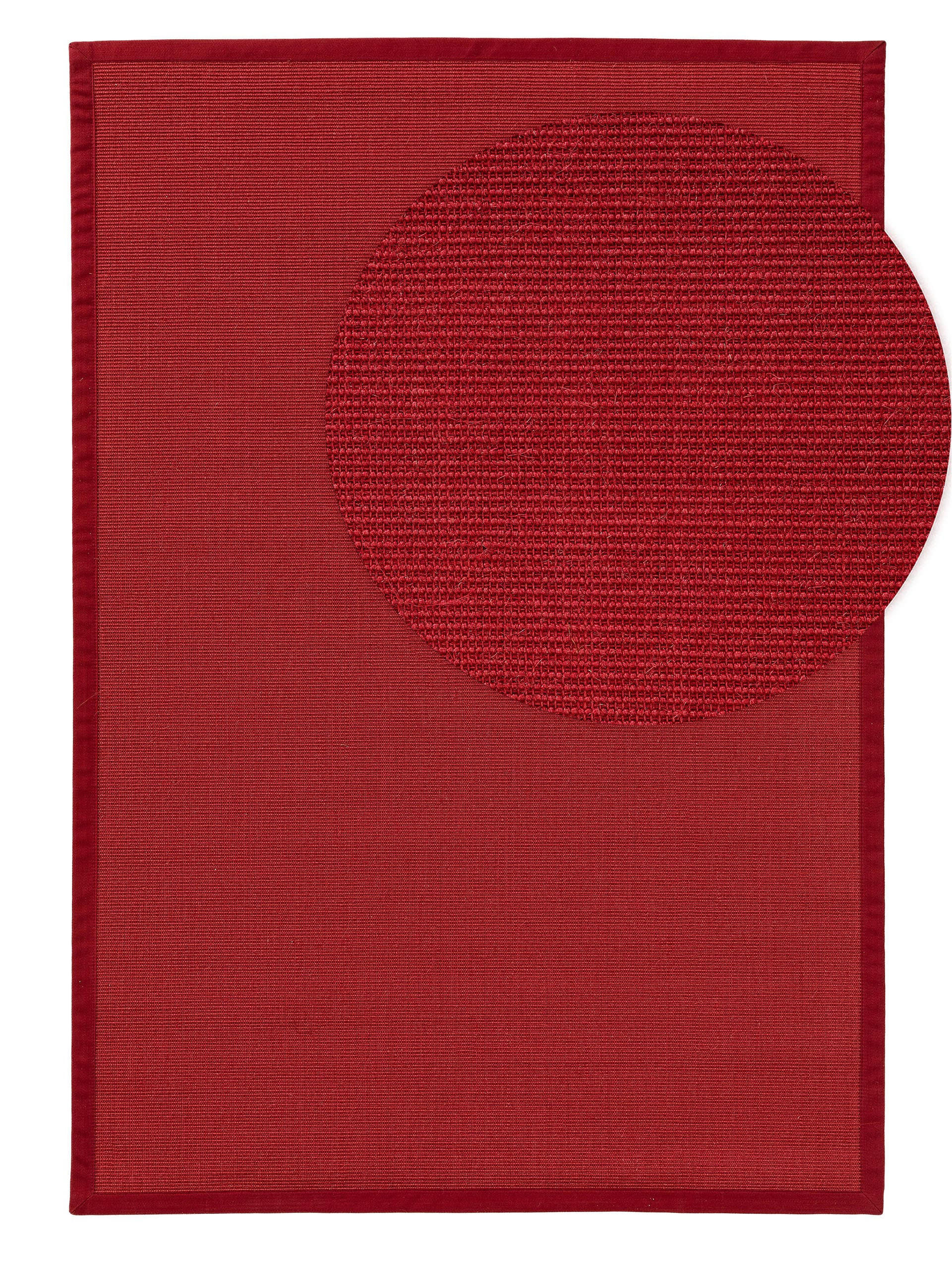 SISALTEPPICH Sana Rot 80x150 cm - Rot, Textil (80/150cm) - benuta Nest