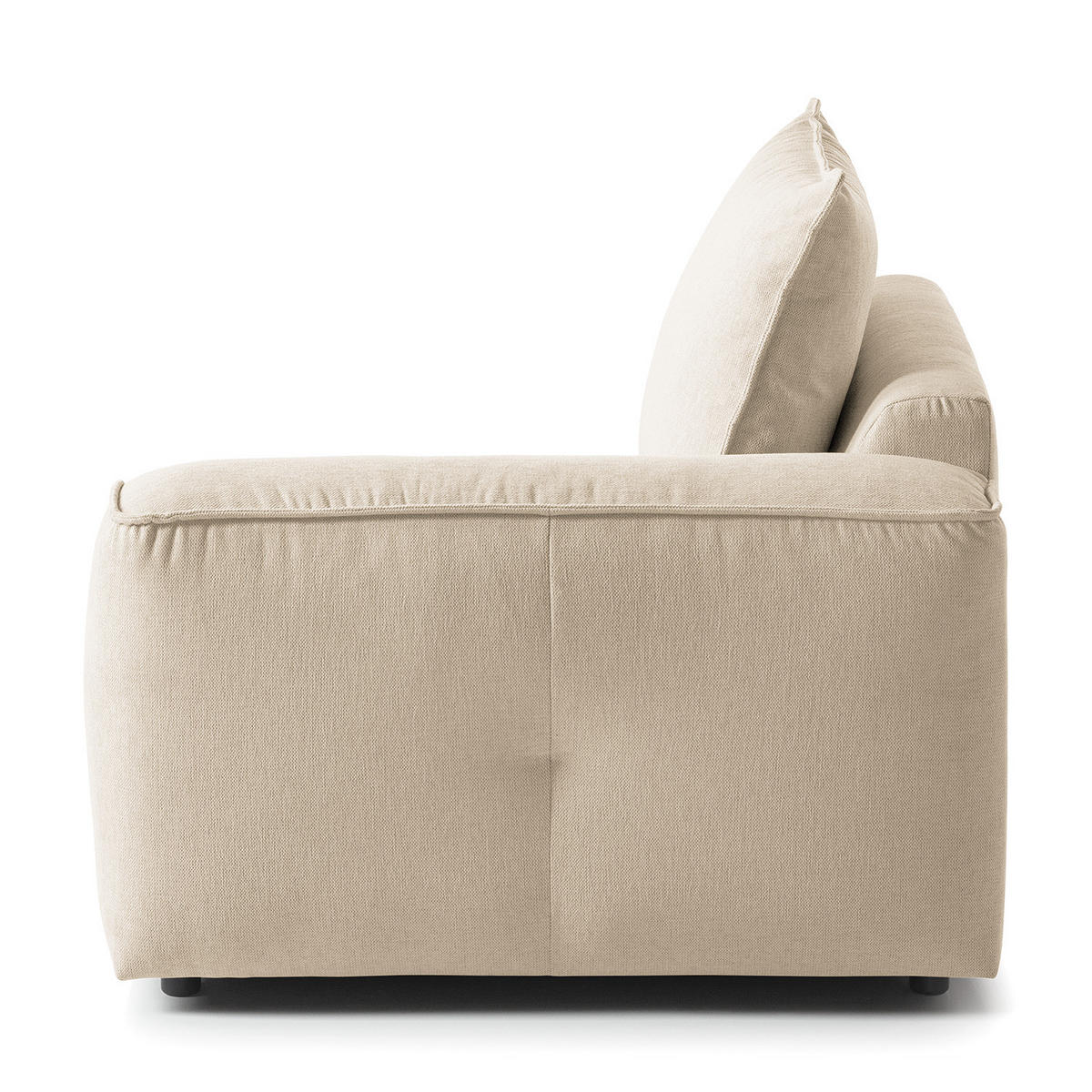 MODULSESSEL - Beige, Holz/Textil (104/82/99cm) - home24