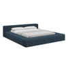 POLSTERBETT mit Lattenrost 200x260 Blau - Blau/Schwarz, Kunststoff/Textil (140/200cm) - Makamii