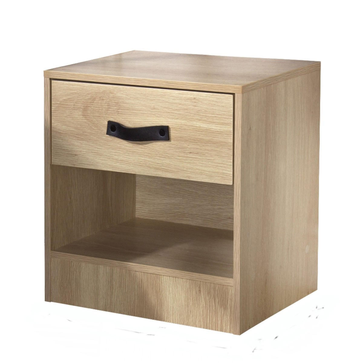 NACHTTISCH mit 1 Schublade und 1 Ablagefach - Apfelbaumfarben, Holzwerkstoff (28/41/39cm) - Calicosy