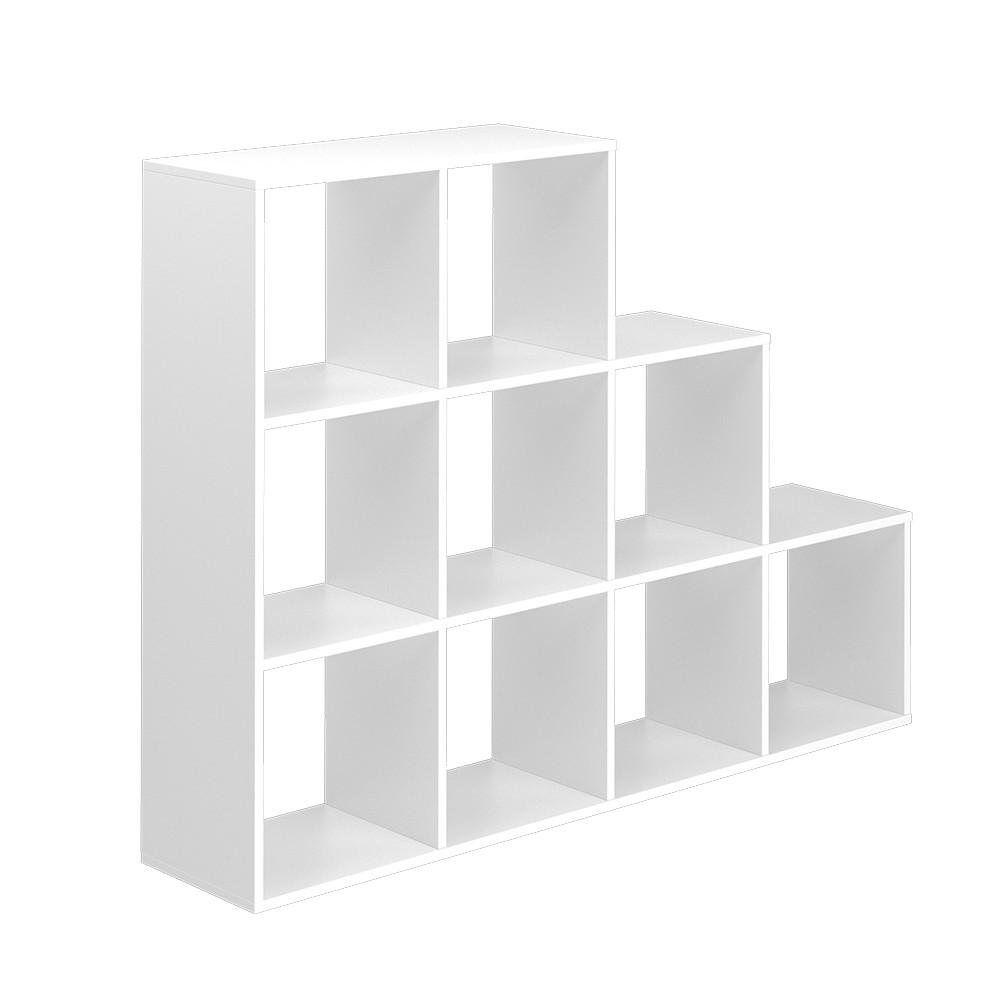 TREPPENREGAL Weiß 142.4 x 107.8 cm - Weiß, Holzwerkstoff (142.4/107.8/29cm) - Vicco