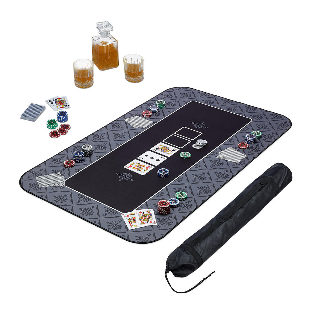 COVOR Negru pentru poker 100x60 cm antiderapant