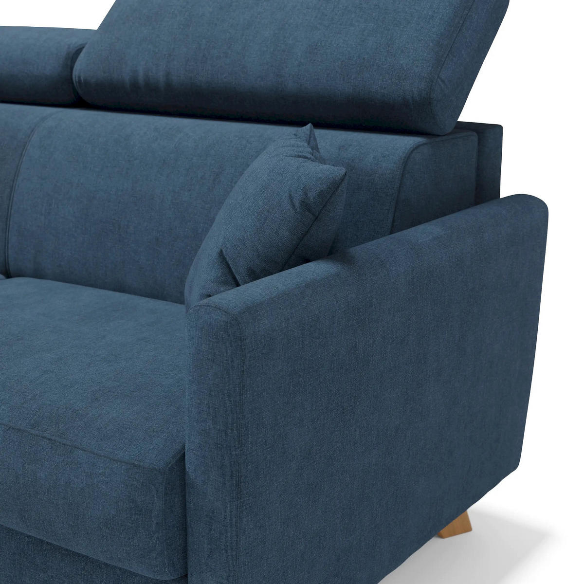 SCHLAFSOFA Francy - Blau, Metall (180/92/97cm) - Divani.store