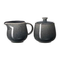 MILCH- & ZUCKER-SET Toledo dunkelgrau 2er Set - Dunkelgrau, Keramik (1/1cm) - Ritzenhoff Breker