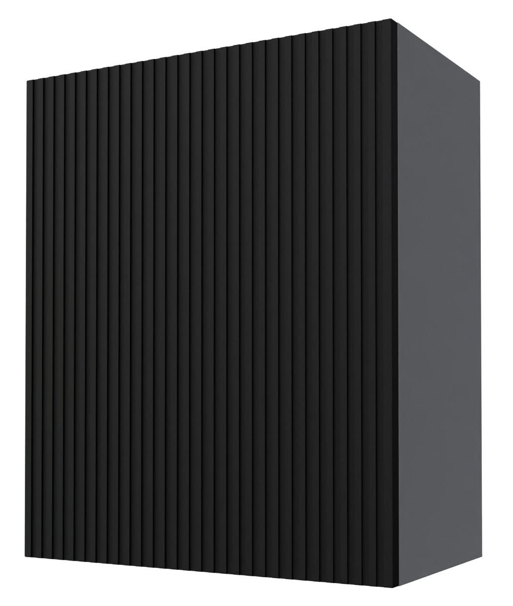 KÜCHENHÄNGESCHRANK Lamello W2/60 Schwarz Matt / Grau 60 / 32,5 / 72cm - Schwarz/Grau, Holz/Holzwerkstoff (60/72/32.5cm) - Feldmann-Wohnen