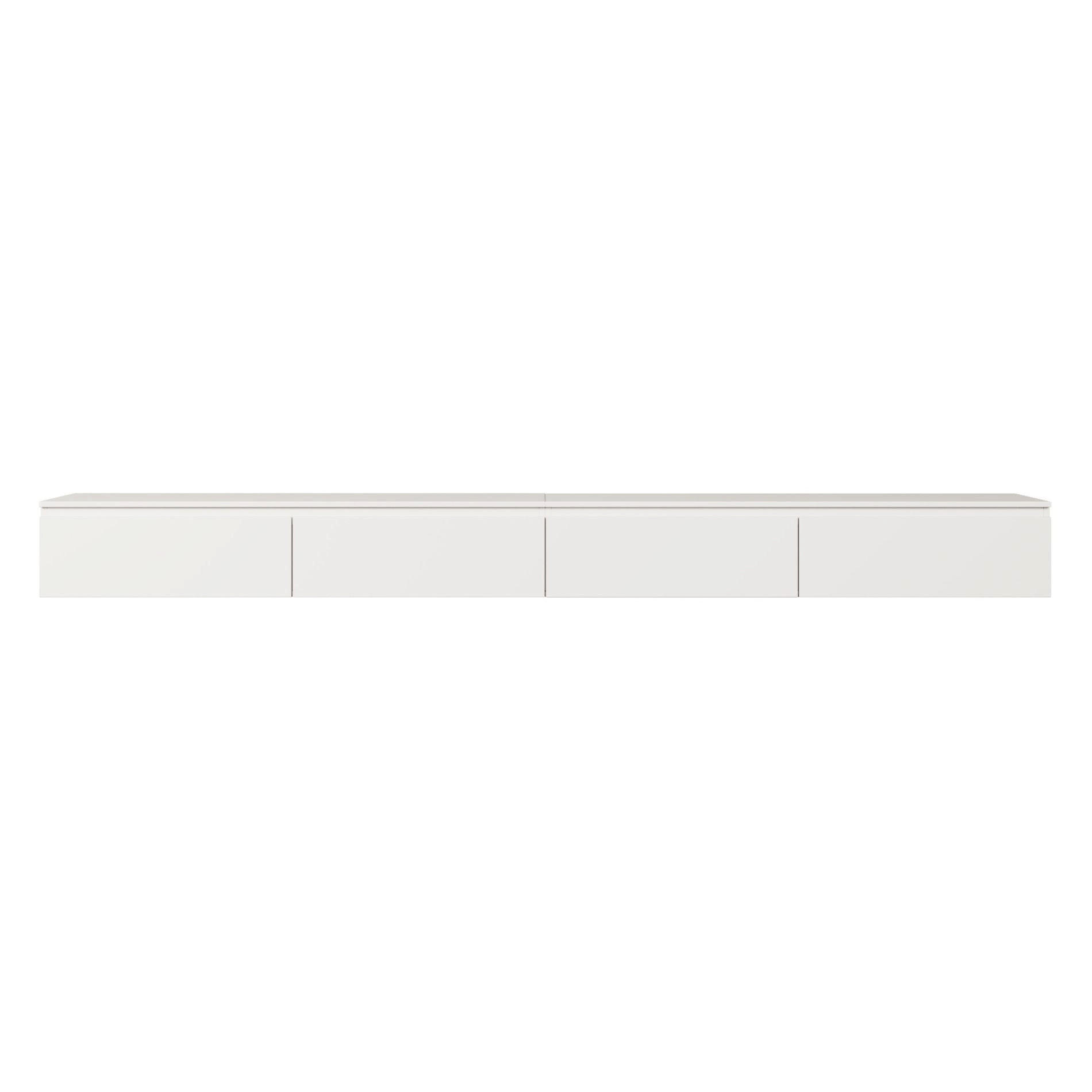 Selsey Tv-Lowboard Weiß 300x28.4x31.8 cm