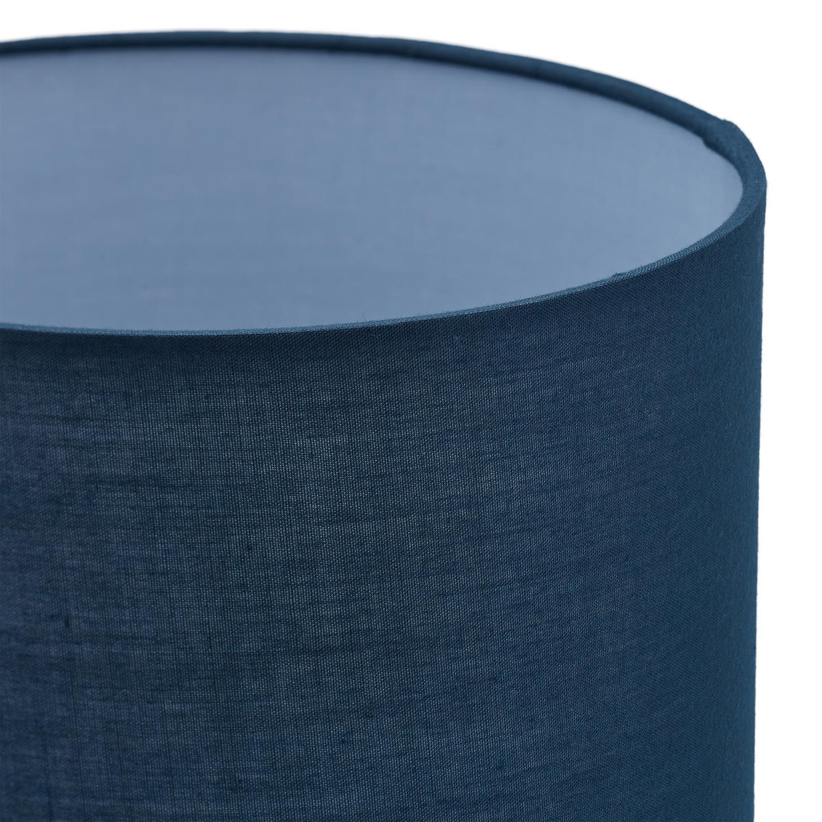 TISCHLAMPE - Dunkelblau, Kunststoff/Textil (18/18/32cm) - Relaxdays