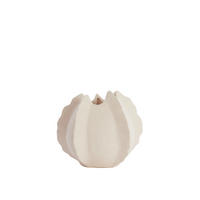 VASE Kelapa Weiß Ø26,5/23 cm - Weiß, Keramik (23cm) - Light & Living