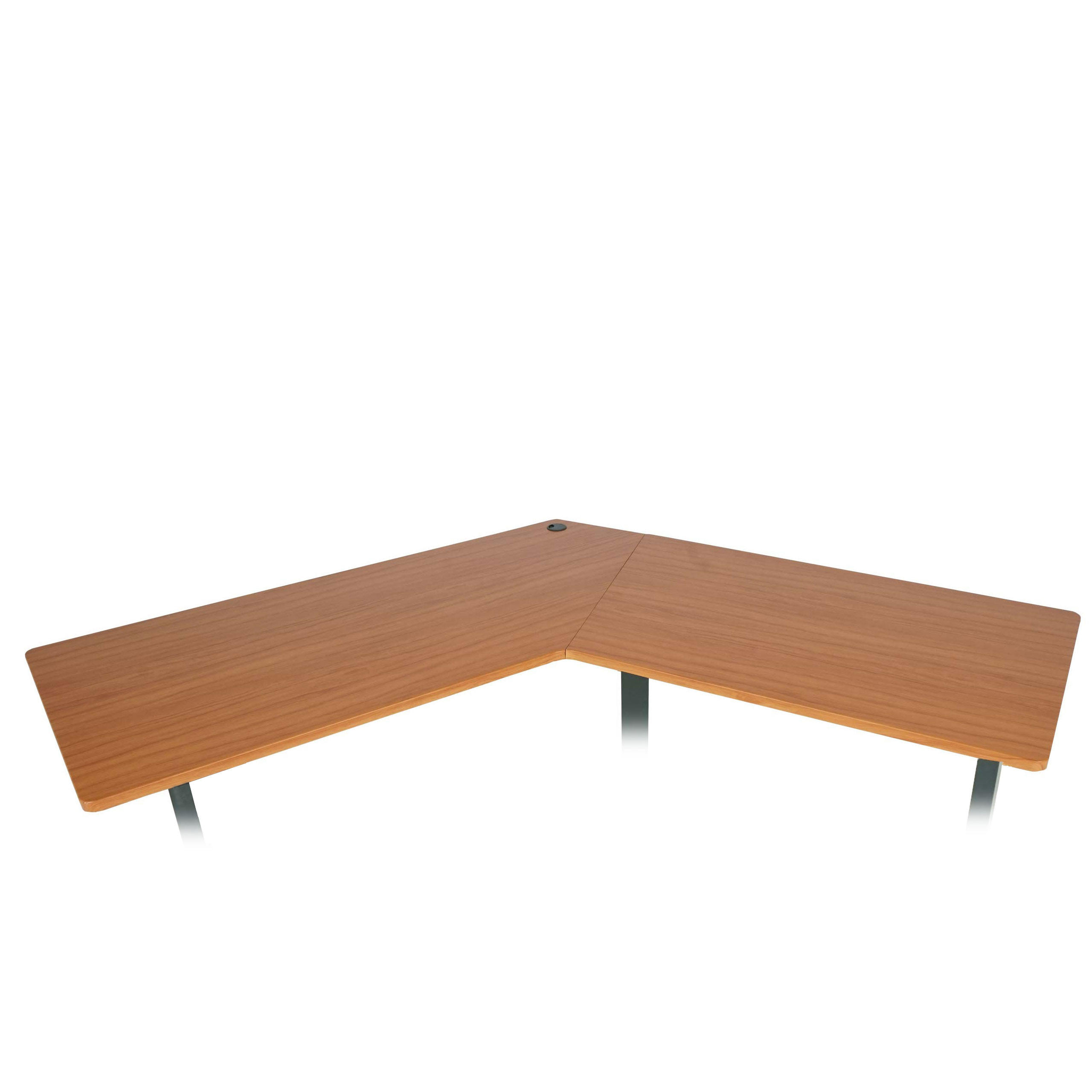 MCW ECK-SCHREIBTISCHPLATTE Braun 165cm × 75cm × 2cm