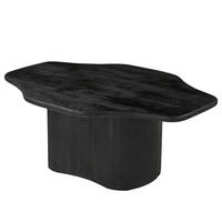 MASSIVER COUCHTISCH - Massivholz - Mango Schwarz - Schwarz, Holz (70/100/40cm) - home24