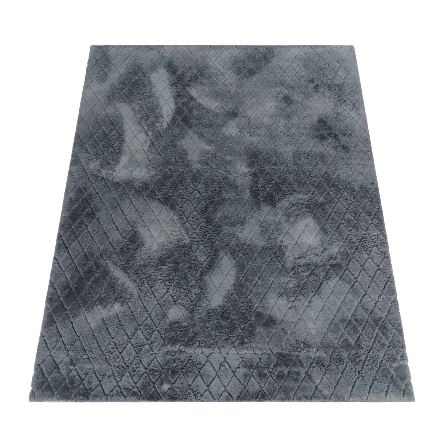 HOCHFLORTEPPICH 160/220 cm Arnheim 742 - Anthrazit, Kunststoff (160/220cm) - Paco Home