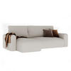 ECKSOFA mit Schlaffunktion und Bettkasten, Beige - Beige, Holzwerkstoff/Textil (244/98cm) - Idohome