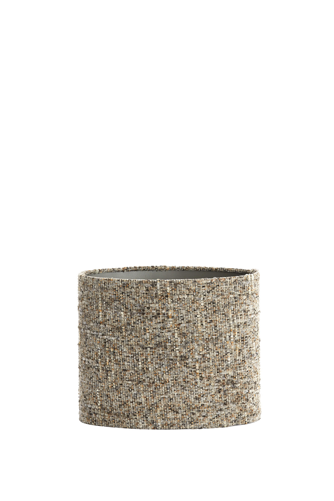 LAMPENSCHIRM Osire Grau 30/15/25 cm - Grau, Textil (30/15/25cm) - Light & Living