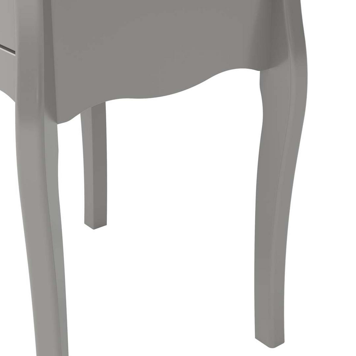 NACHTTISCH 2er-SET Baroque Grau lackiert 45/35/55 cm - Grau, Holzwerkstoff (45/55/35cm) - ebuy24