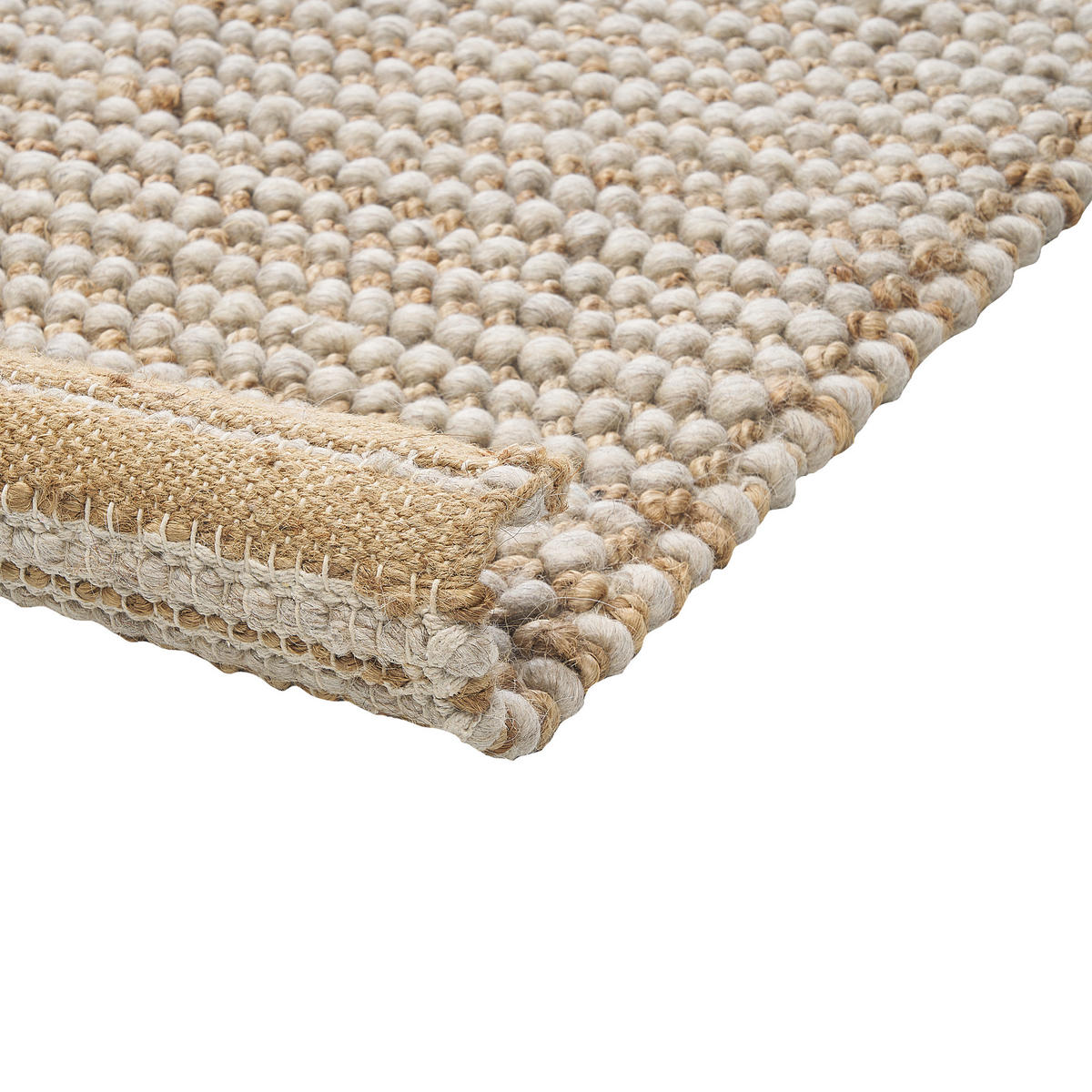 KURZFLOR-TEPPICH Banoo 150/80 cm - Beige, Textil (80/150cm) - Beliani