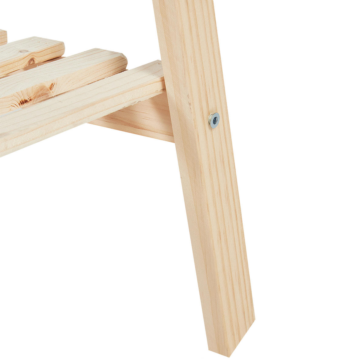 KLEIDERSTÄNDER Tannenholz hellbraun 155 cm Denver - Hellbraun, Holz (64/155/47cm) - Beliani