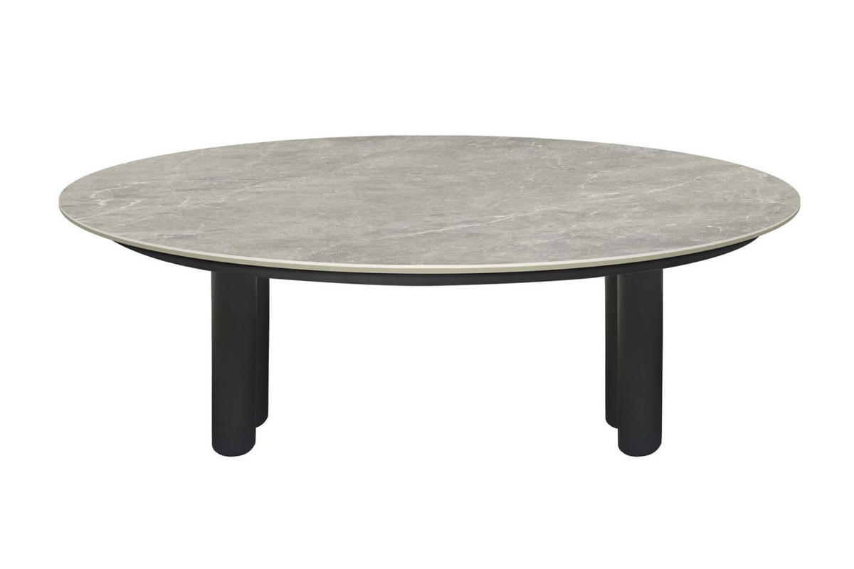 LOUNGETISCH Madison 110x69x35 cm, Anthrazit, Keramik - Anthrazit, Keramik (110/69/35cm) - dasmöbelwerk