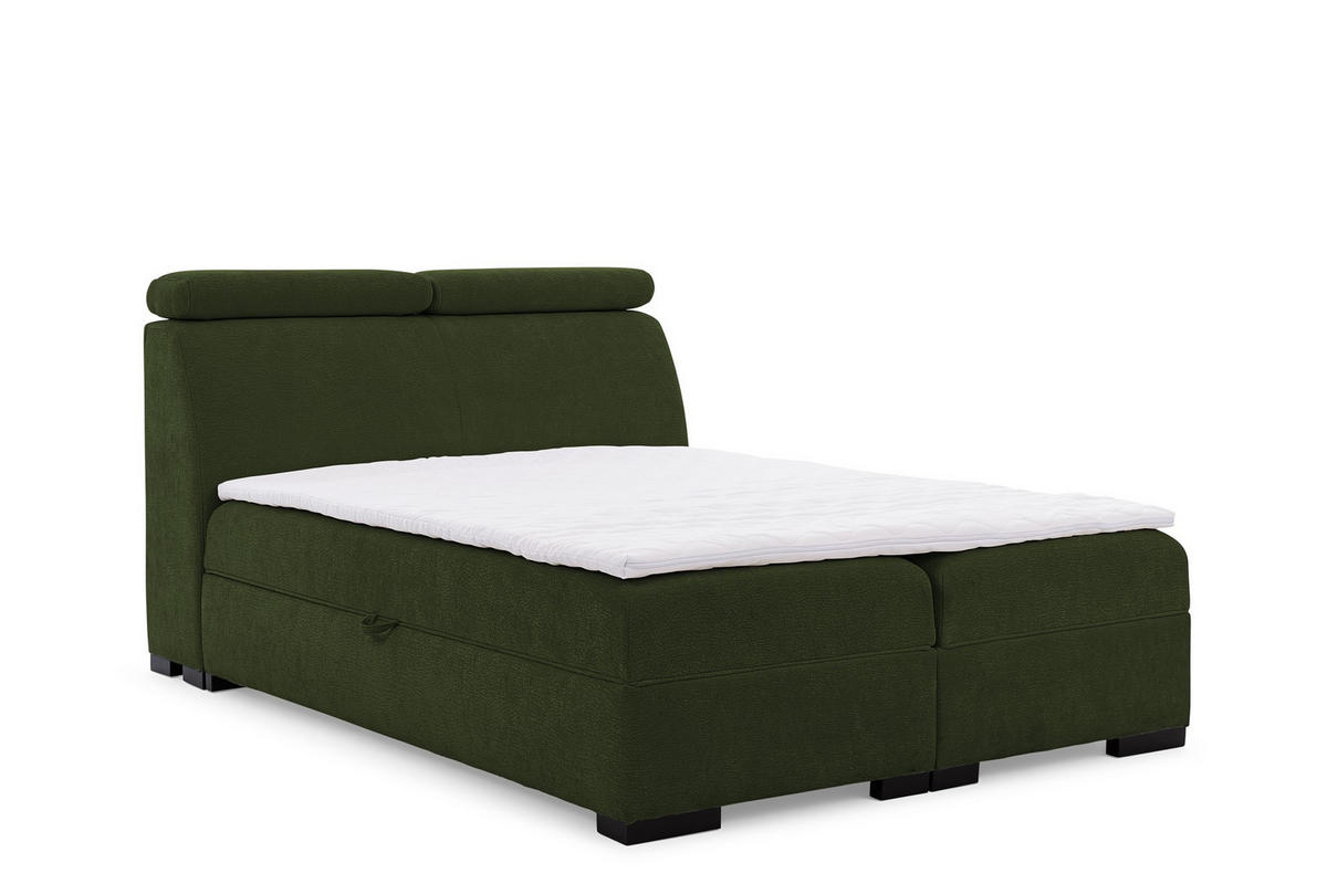 BOXBETT Nestor Dress Me Set.1 - Grün, Holzwerkstoff/Textil (160/200cm) - Fun Möbel