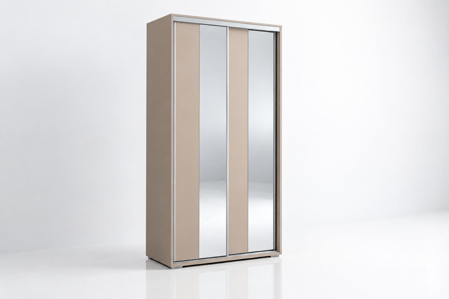 BM-Möbel Schlafzimmerschrank Kaschmir 125x215x62 cm