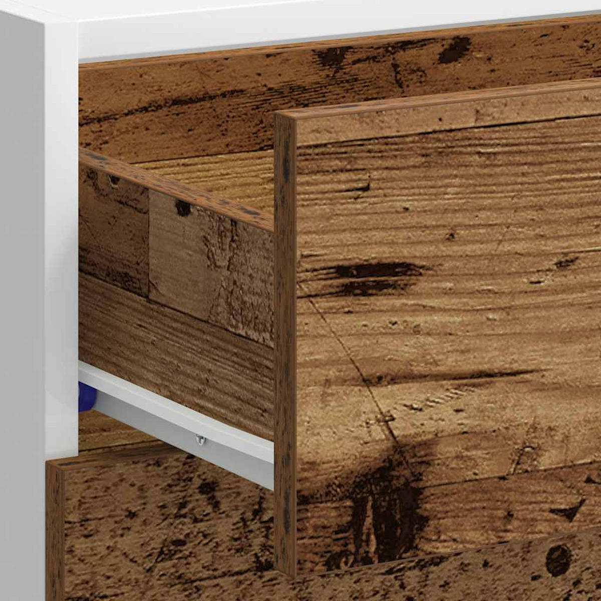 KÜCHENUNTERSCHRANK Lyon Altholz-Optik Holzwerkstoff - Braun, Holzwerkstoff (46/81.5/60cm) - vidaXL