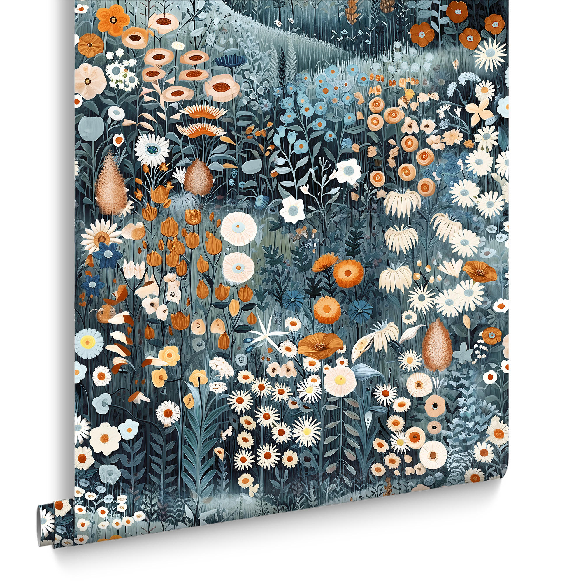 VLIESTAPETE Glenwhan Wildflower - Blau, Papier/Kunststoff (52/1000cm) - Graham & Brown