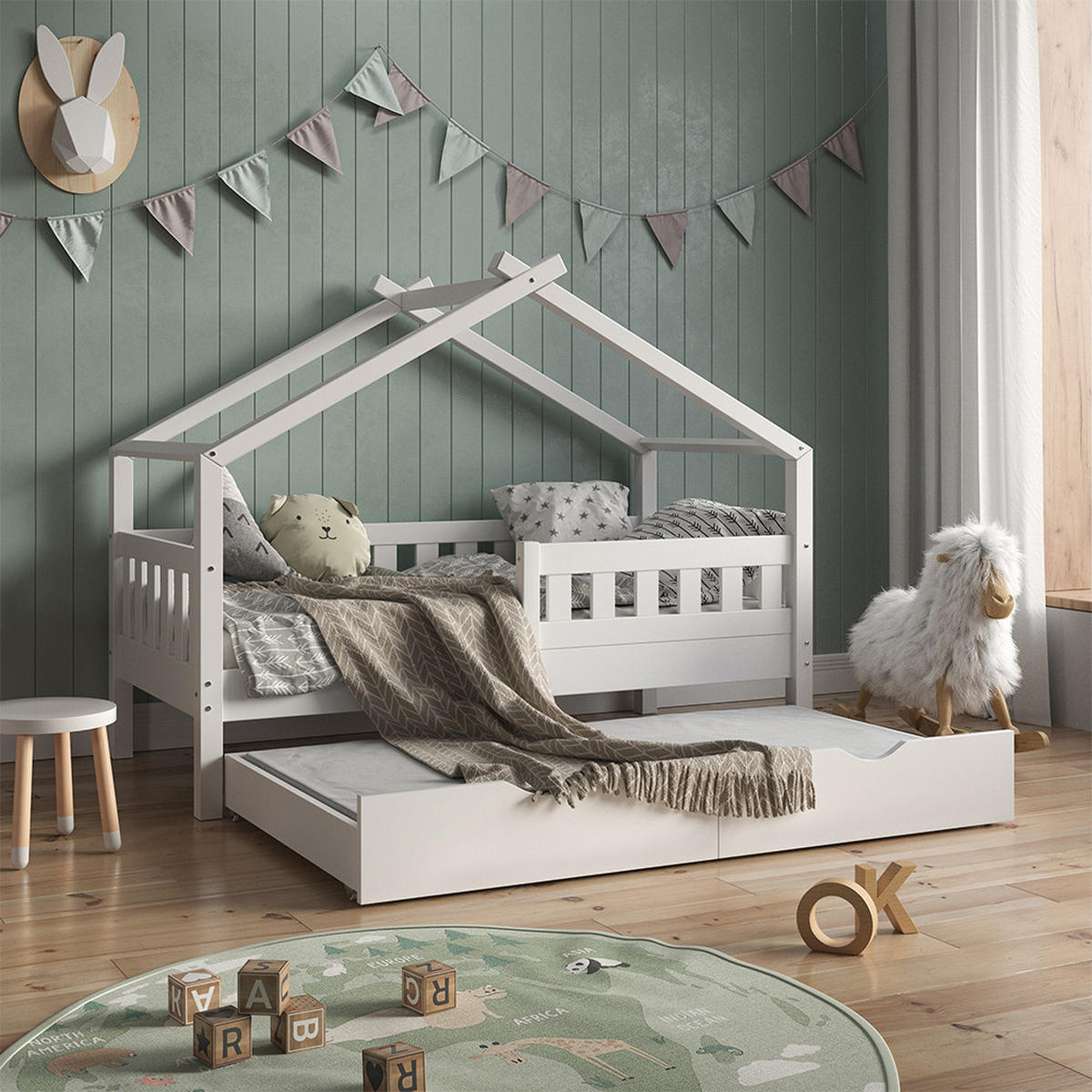 KINDERMATRATZE Weiß 80 x 150 cm H2 Härtegrad - Weiß, Textil (80/150cm) - VitaliSpa