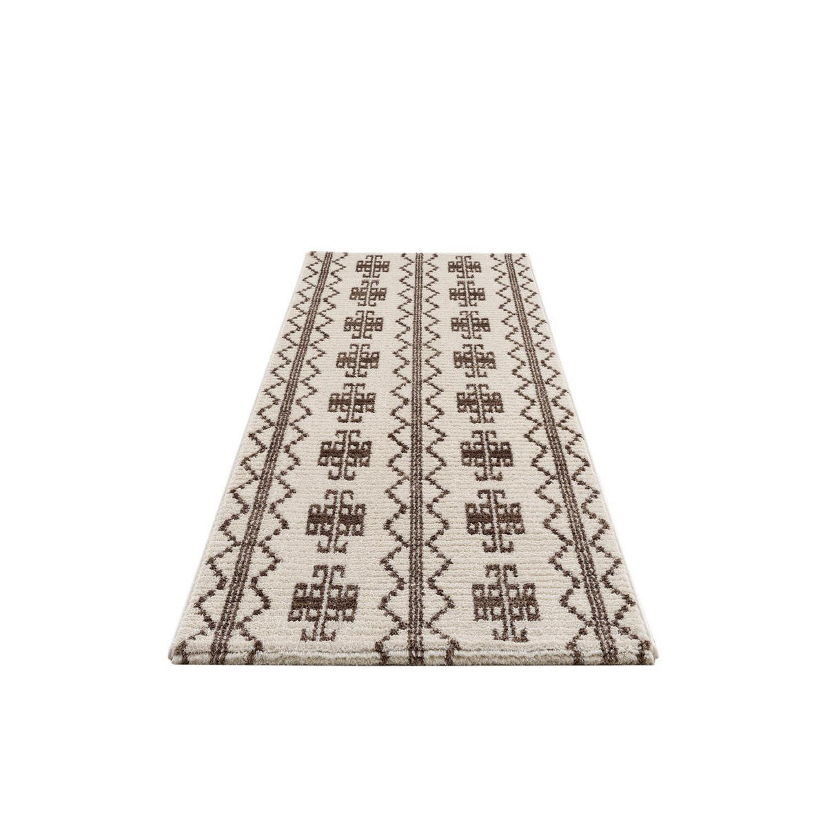 KURZFLOR-TEPPICH April 0608 Creme 80x300 cm - Creme, Textil (80/300cm) - carpet city