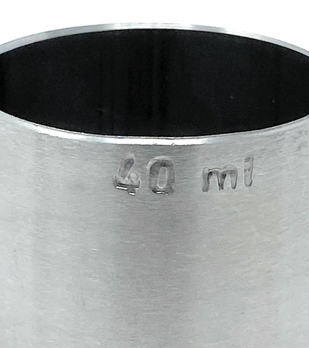 MESSBECHER Jigger 40 ml 4 cl 20983 - Silberfarben, Metall (3.8/5/3.8cm) - DanDiBo