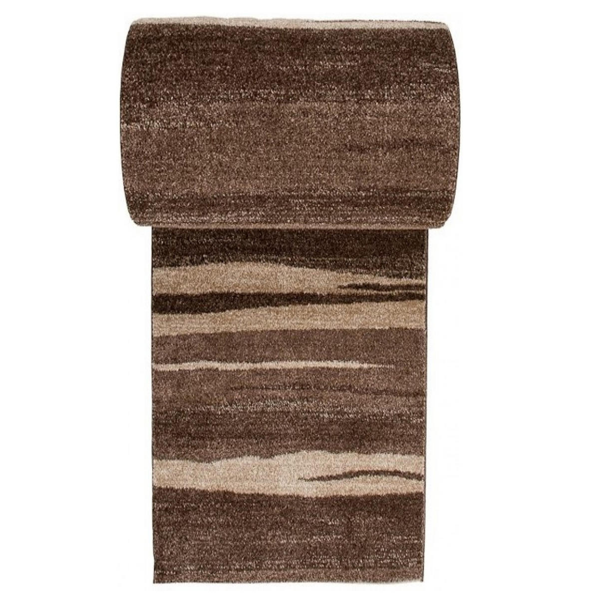 LÄUFER SARI Dunkelbraun 80/200 cm - Dunkelbraun, Textil (80/200cm) - Tapiso