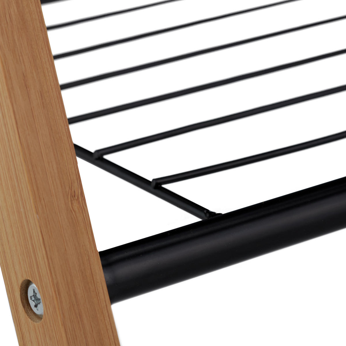 HANDTUCHHALTER - Multicolor, Holz/Metall (60.5/87/37.5cm) - Relaxdays