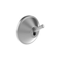 WANDHAKEN suizidhemmend D90 Edelstahl 1.4301 seidenglanz - Edelstahlfarben, Metall (9/7/9cm) - Delabie
