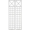 RANKGITTER Trifo - 2er Set weiß - Weiß, Metall (40/198/2cm) - TPFLiving