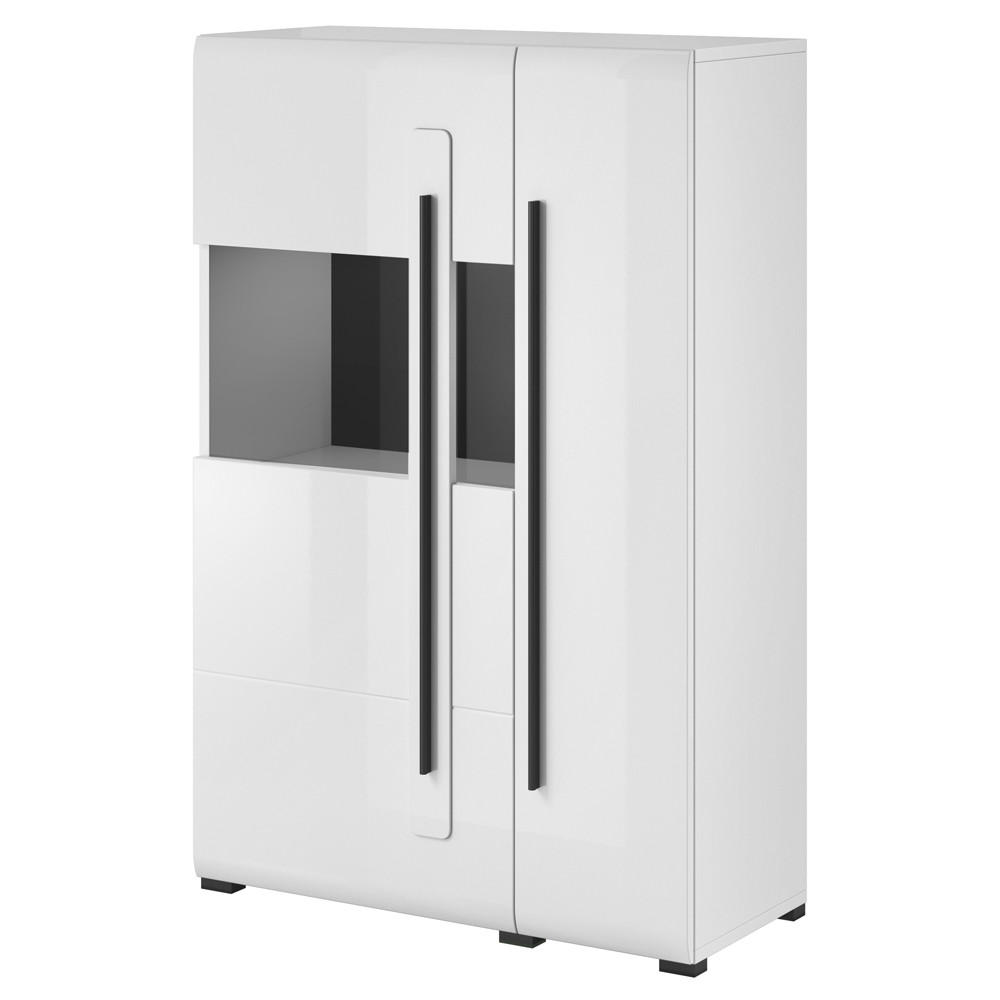 Lomado Highboard Weiß 90x136x39 cm