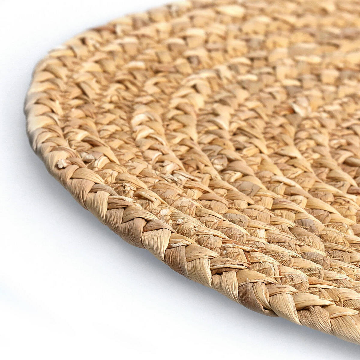 TISCHSET Wasserhyazinthe Ø 38 cm - Braun, Naturmaterialien (38cm)