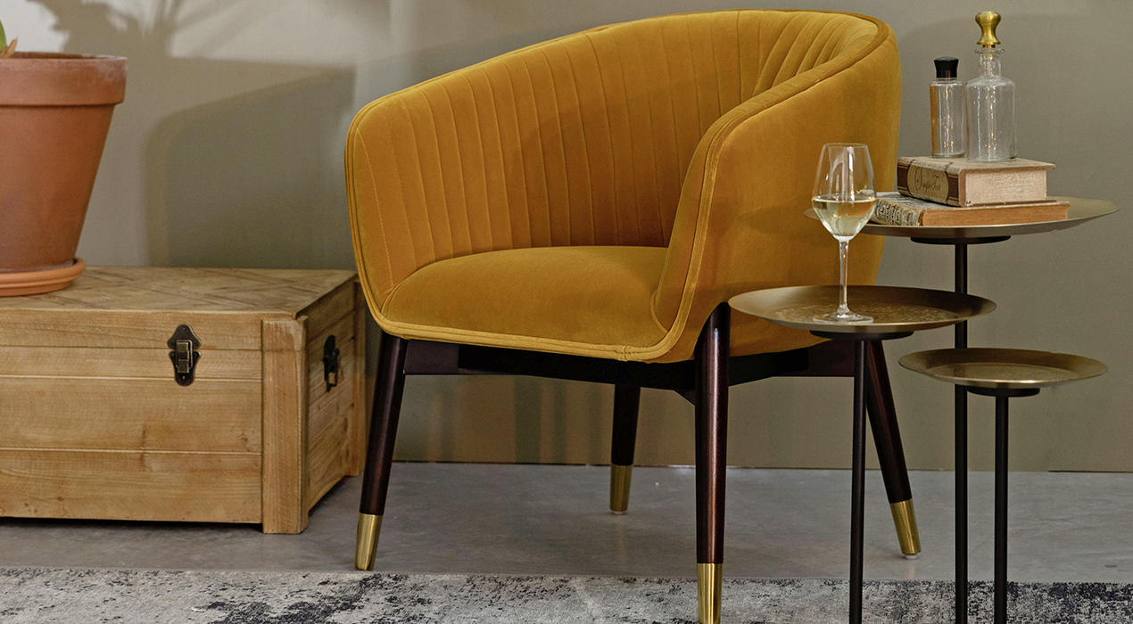 Dutchbone Sessel gelb