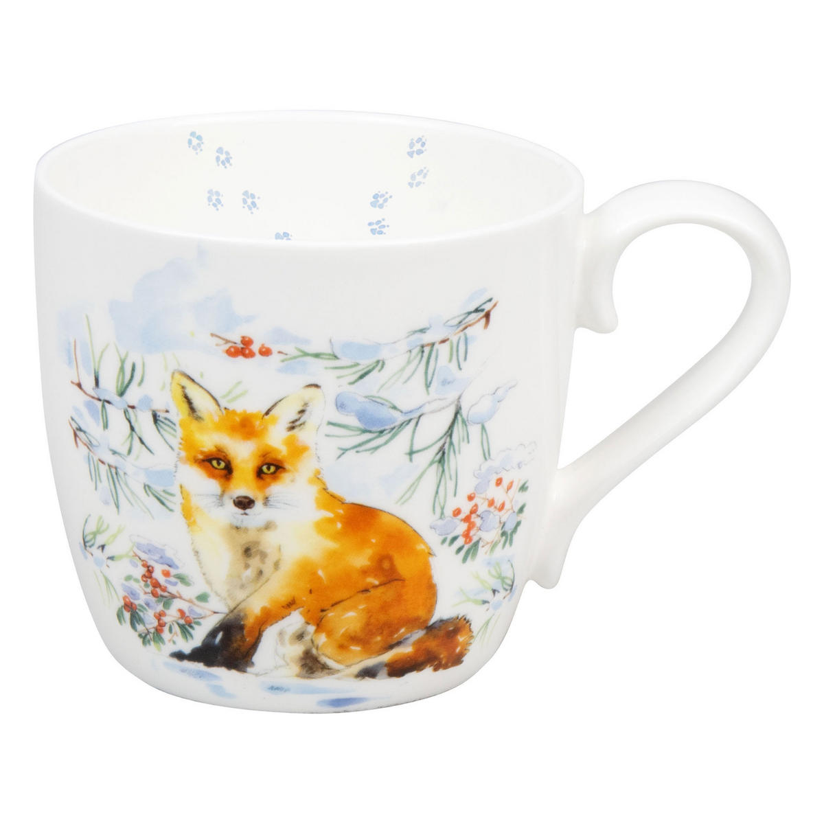 KAFFEEBECHER Winter Fox - Naturfarben, Keramik (0.45L) - Könitz