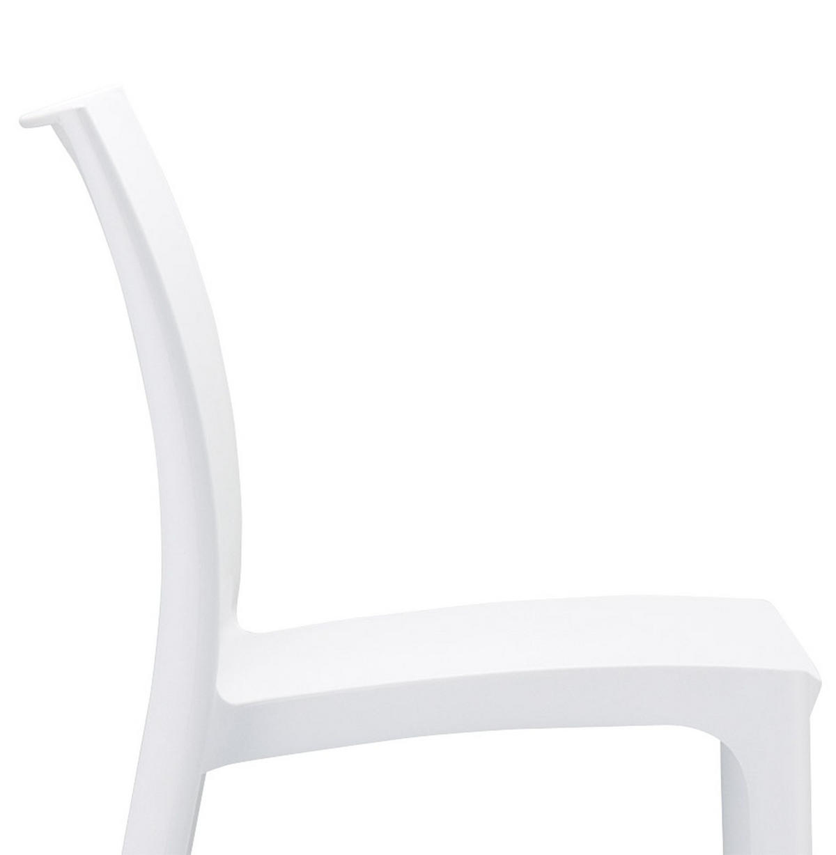 STUHL ENZO weiß - Weiß, Kunststoff (44/81/45cm) - Légia Home