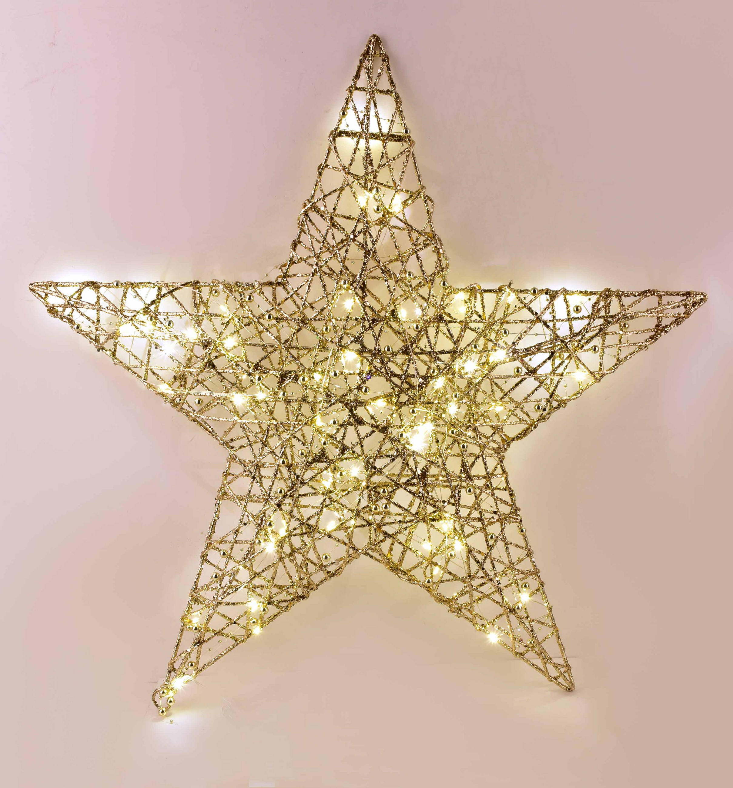 DEKOSTERN Santa Lila Roségold 60/5/57 cm Metall - Roségold, Metall (5/57/60cm) - Mondex