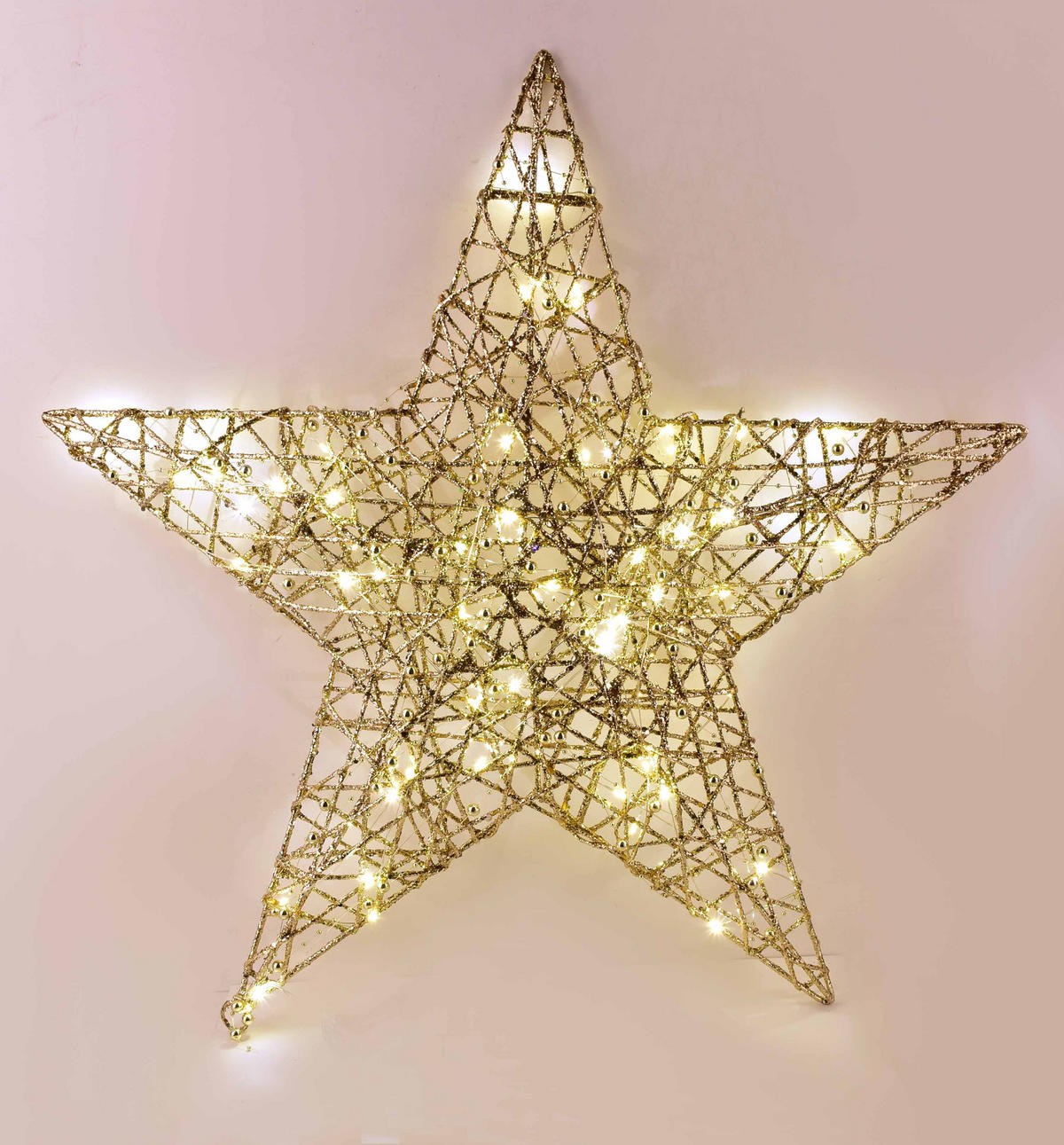 DEKOSTERN Santa Lila Roségold 60/5/57 cm Metall - Roségold, Metall (5/57/60cm) - Mondex