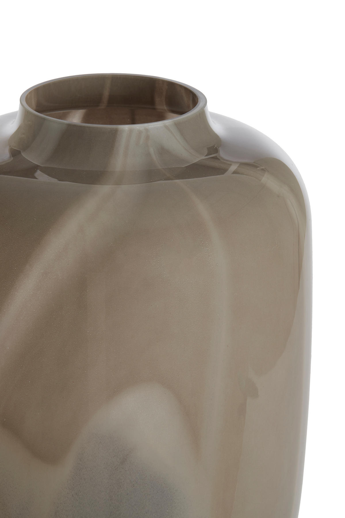 VASE Kobala Grau Ø34/50 cm - Grau, Glas (34/50cm) - Light & Living