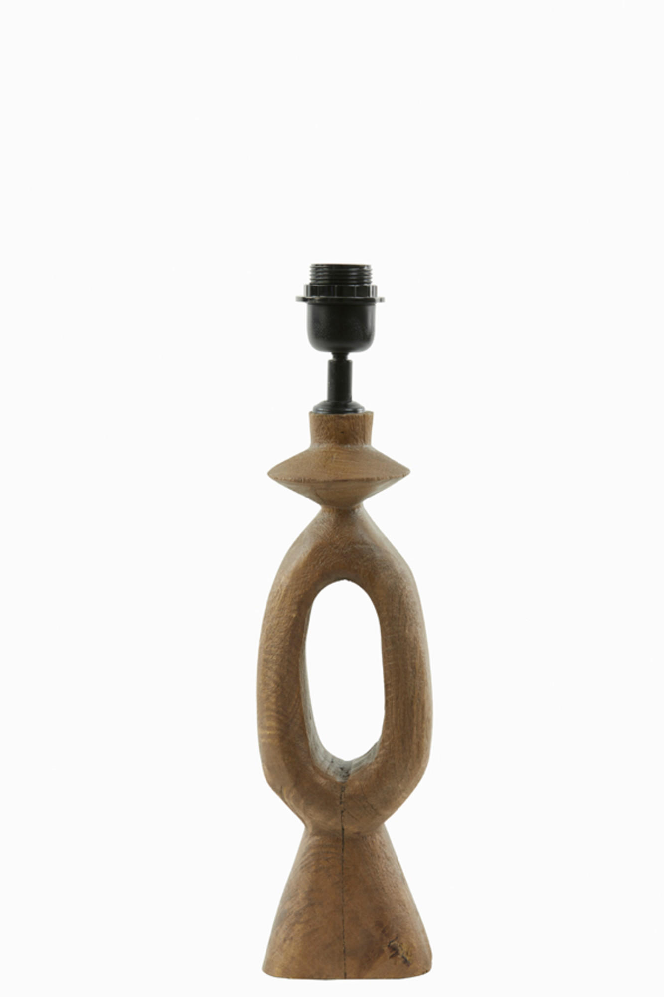 LAMPENFUSS Django Braun 11/9/45 cm - Braun, Holz (11/9/45cm) - Light & Living