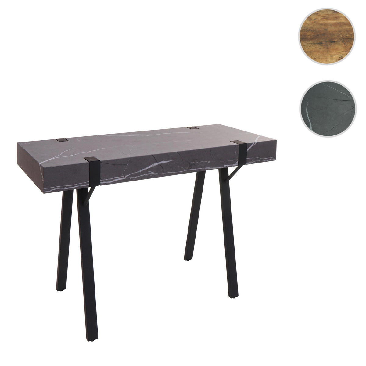KONSOLENTISCH eckig Grau - Grau, Holz (40/100/75cm) - MCW
