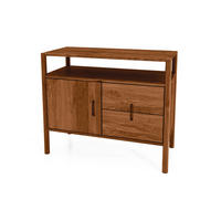 KOMMODE INA Wildeiche - Mokka, Holz (97/84/46cm) - byoak