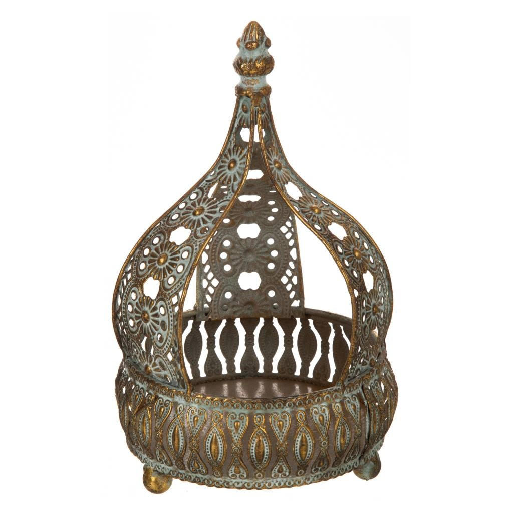 Wanderlust Kerzenhalter Gold 23.5 cm