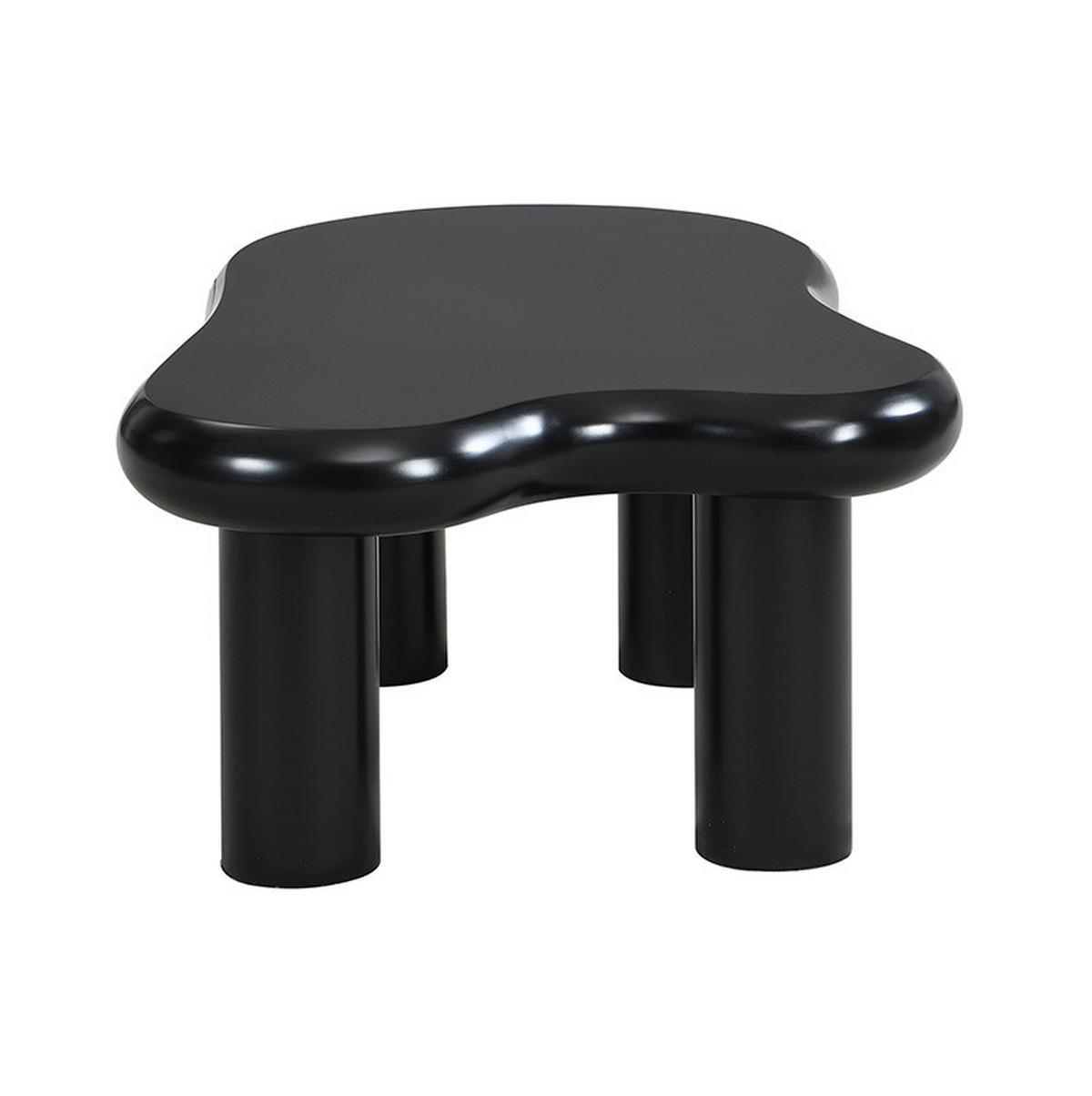 COUCHTISCH 98/65.5/40 cm schwarz aus MDF mit 16-farbiger LED-Beleuchtung und Schublade - Schwarz, Holzwerkstoff (98/65.5/40cm) - OKMYHOME