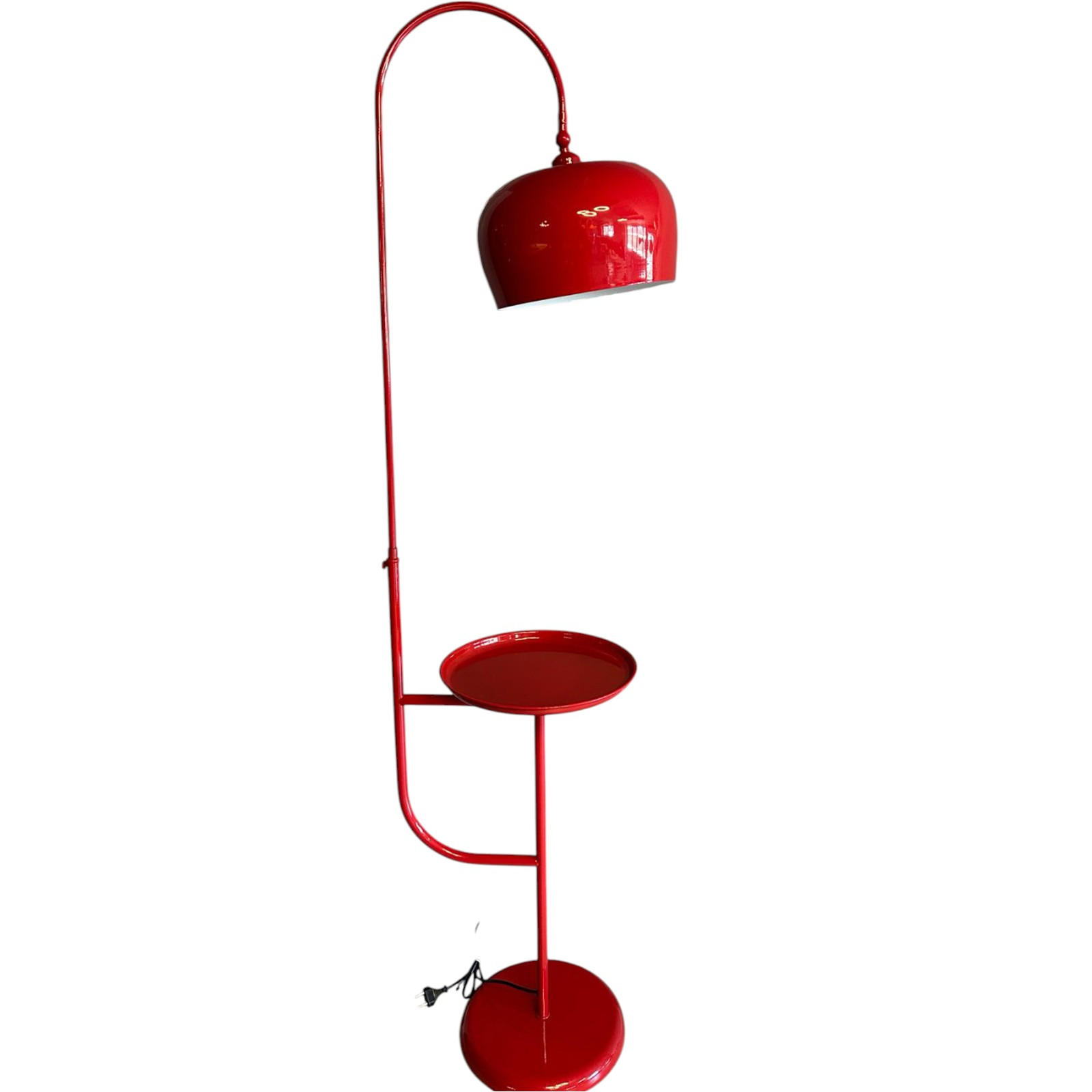 STEHLEUCHTE Cember 170 Cm - Rot, Metall (37/37/168cm) - Bamyum