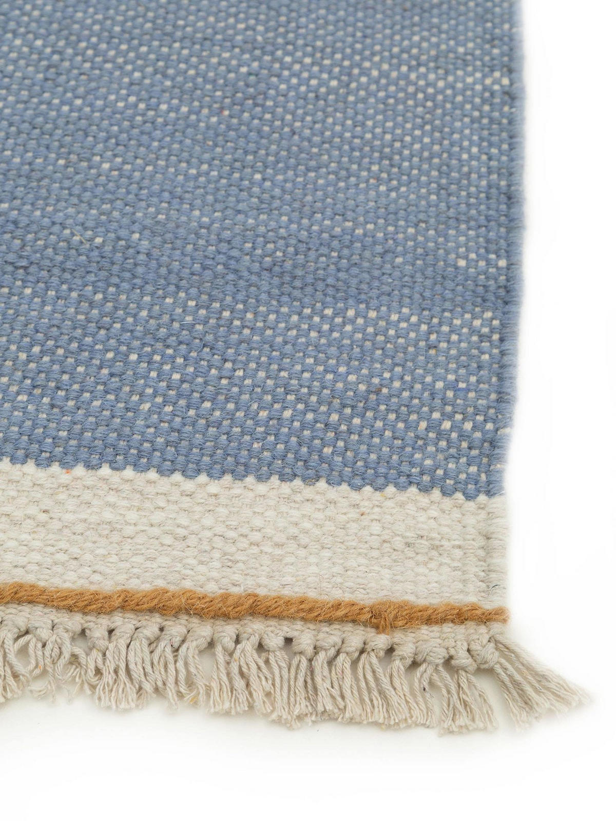 WOLLTEPPICH Karla Blau 200x300 cm - Blau, Textil (200/1cm) - KUNSTLOFT